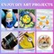 LET'S RESIN 36 Acrylic Paint Pens Markers, Dual Tip Fine&Brush Paint Markers, Strong Coverage Bright Colors Paint Pens for Rocks, Canvas, Wood, Glass,Fabric, Plastic, Acrylic Paint Set